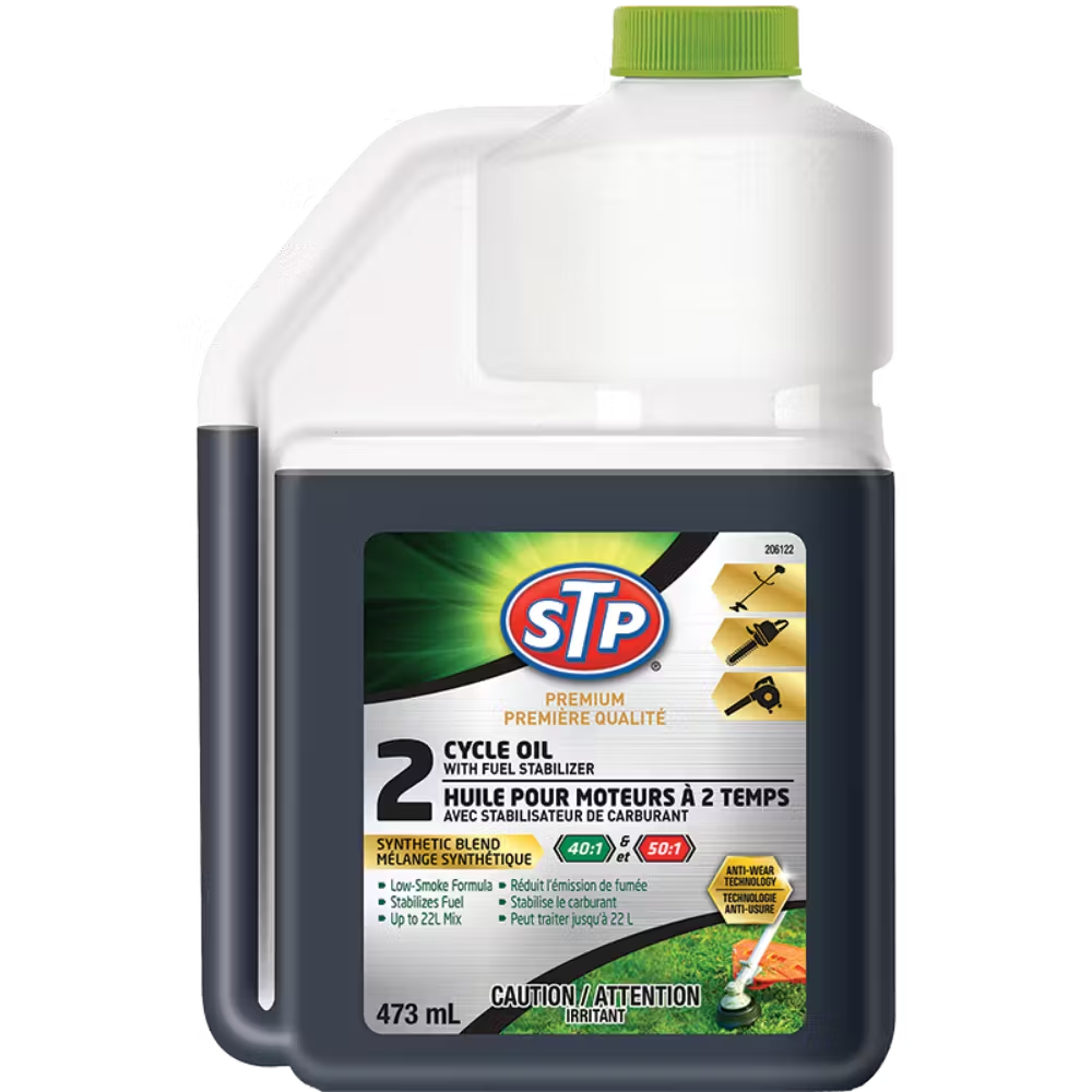 HUILE POUR MOTEURS À 2 TEMPS DE PREMIÈRE QUALITÉ AVEC STABILISATEUR DE CARBURANT (40:1 ET 50:1)