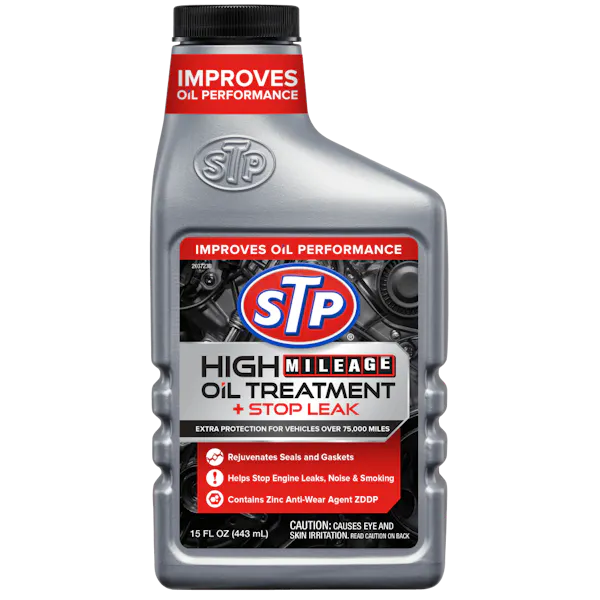 High Mileage Oil Treatment + Stop Leak Image 1